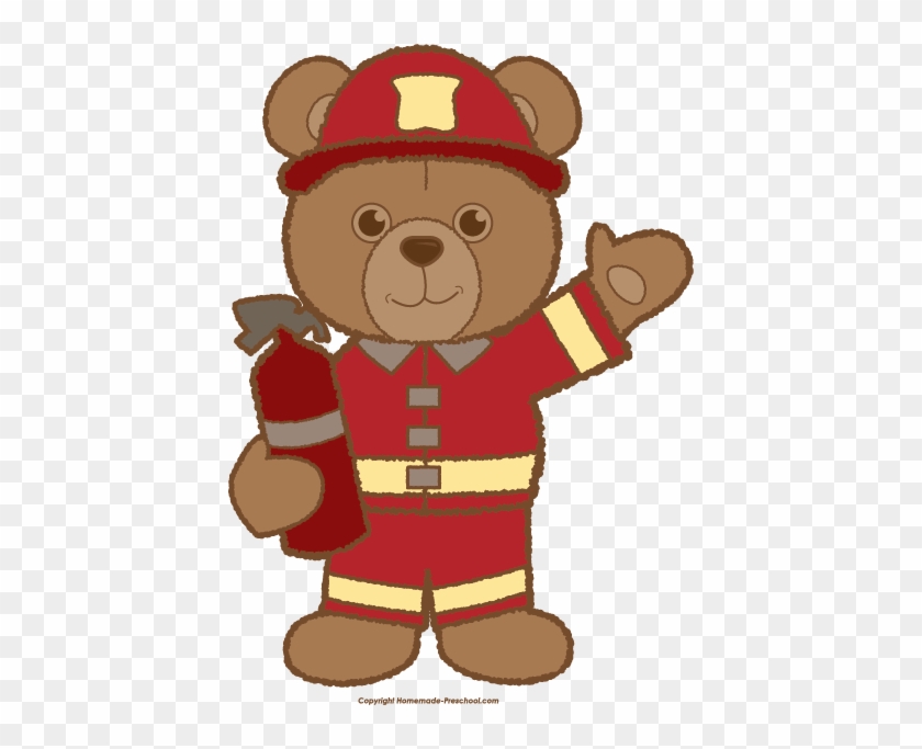 Teddy Bear Clipart Bears Logos Clip Art Bear Clip Art - Firefighter Bear Cartoon #326943