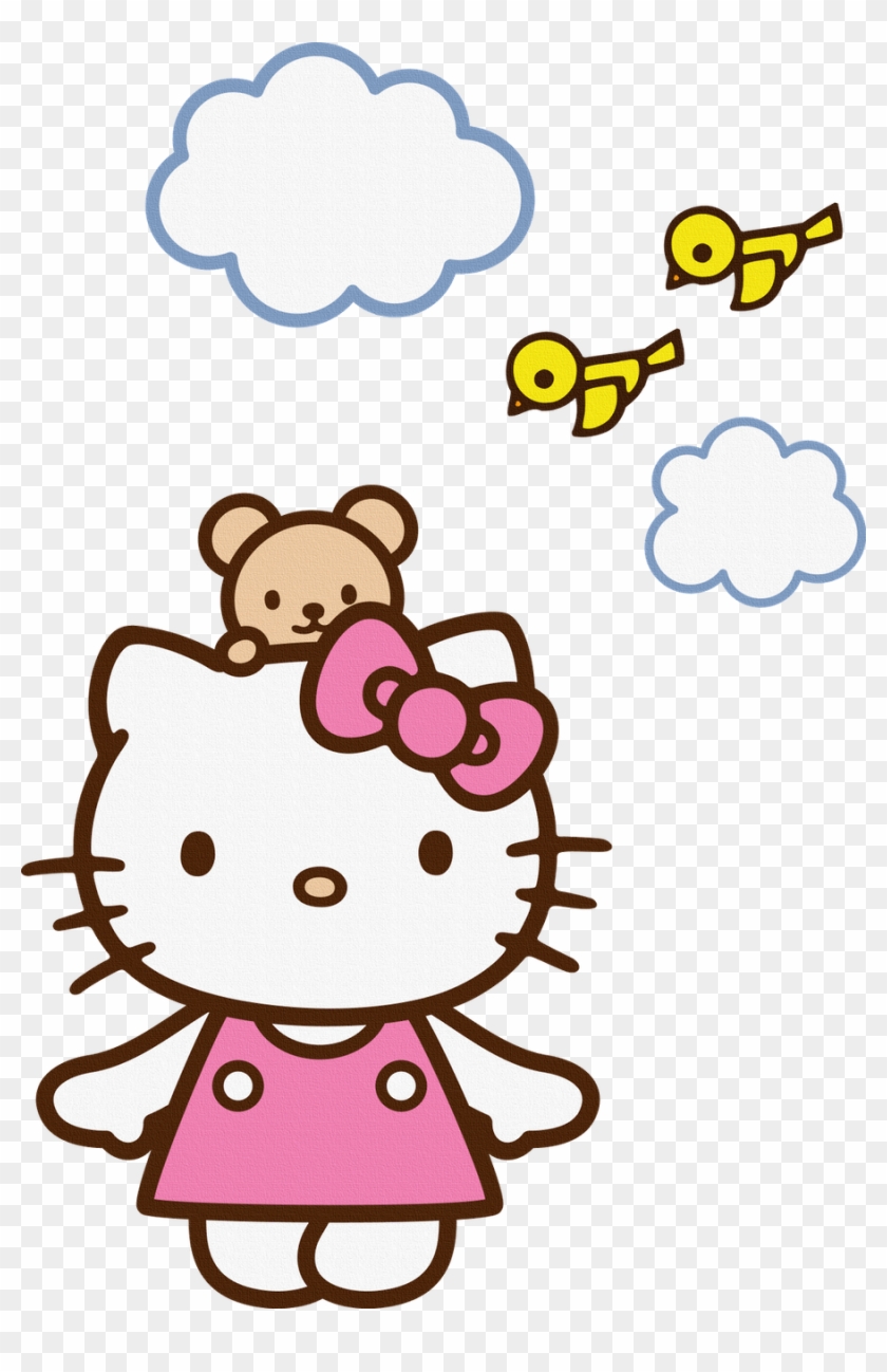 Hello Kitty Teddy Bear Clip Art - Hello Kitty Teddy Bear Clip Art #327045