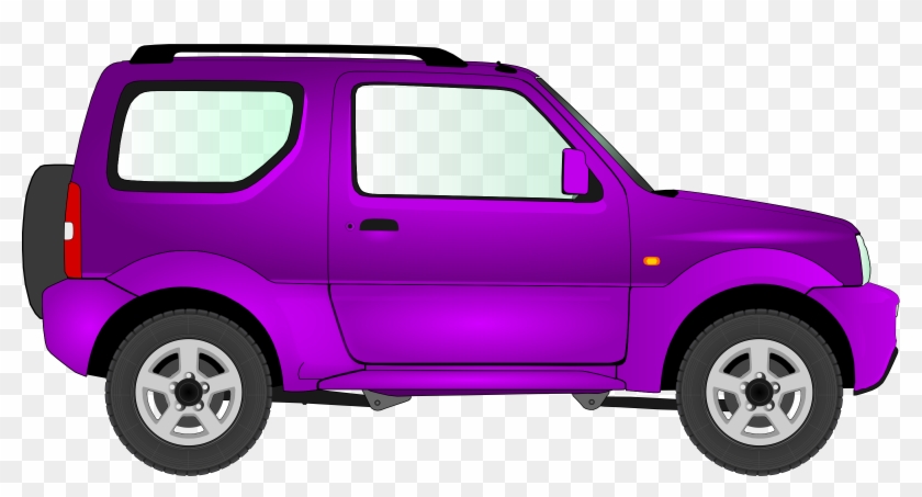 Clipart Car 15 Purple - Purple Car Clipart #327015