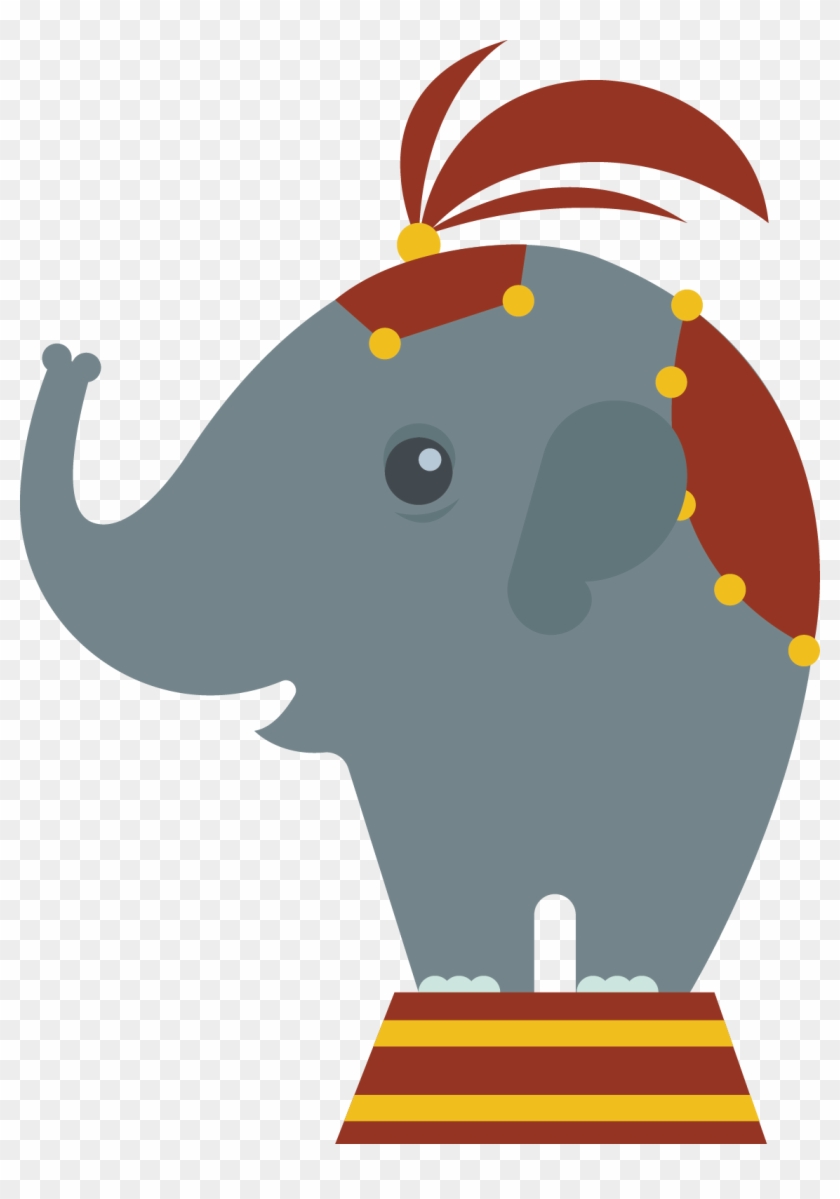 Indian Elephant Circus - Elefante Circo Vector #327098
