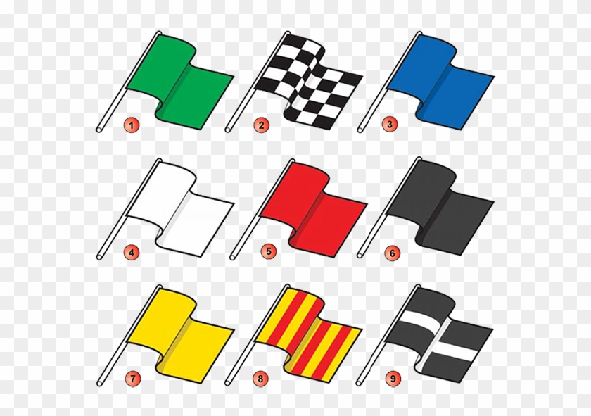 Flags Used In Indycar - Flags In Car Racing #327107