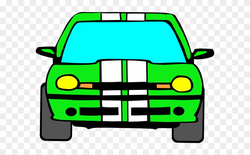 Green Car - Pink Car Clip Art #327217