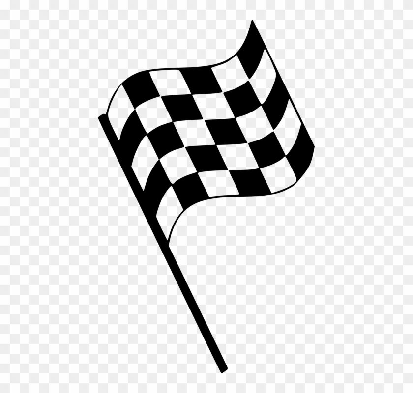 Racing Flag Clipart - Finish Line Flag #327226