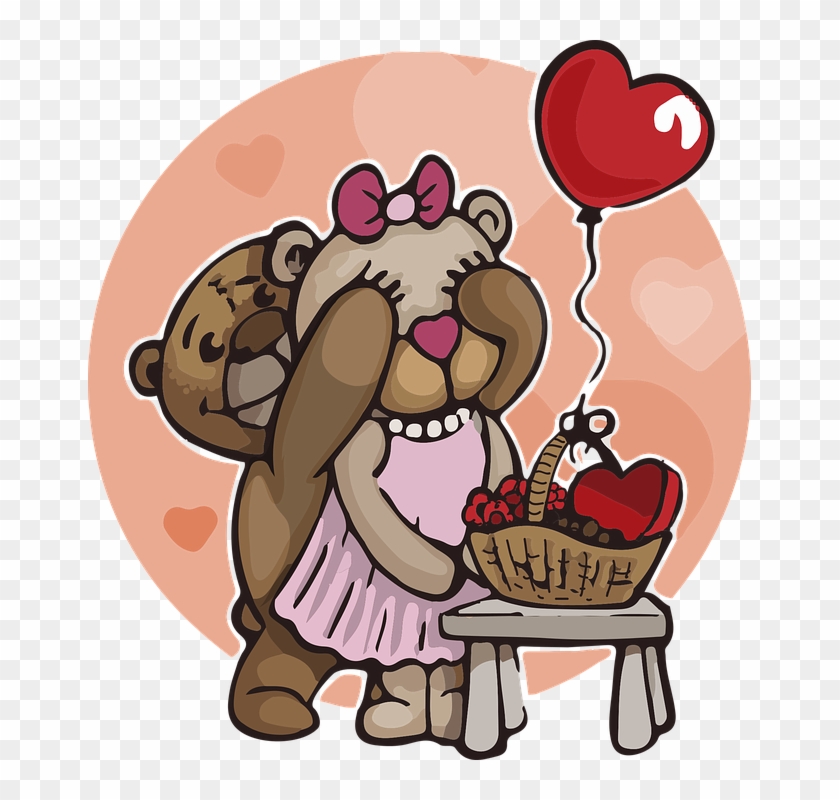 Teddy Bear Cartoon Pictures 17, Buy Clip Art - Cartoon Teddy Bears Romantic #327335