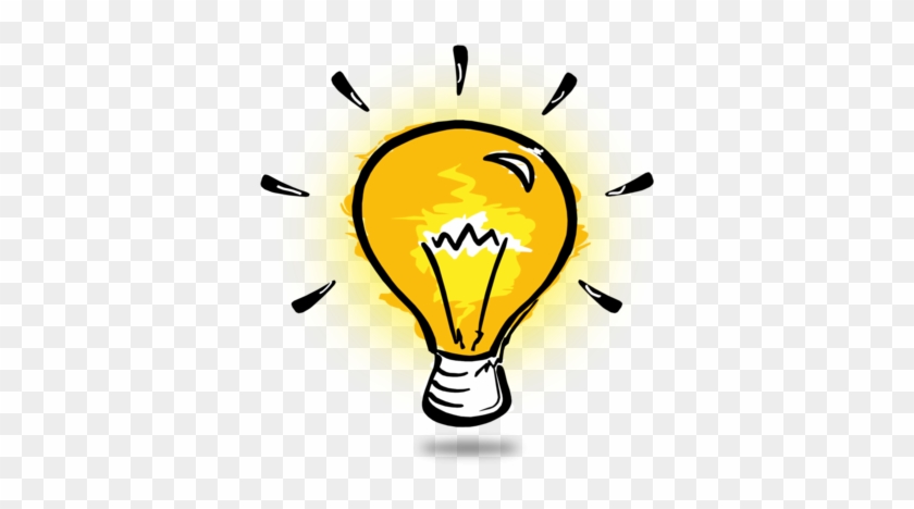 Simple Light Bulb Thinking Clip Art Idea Generation - Light Bulb Clipart #327351