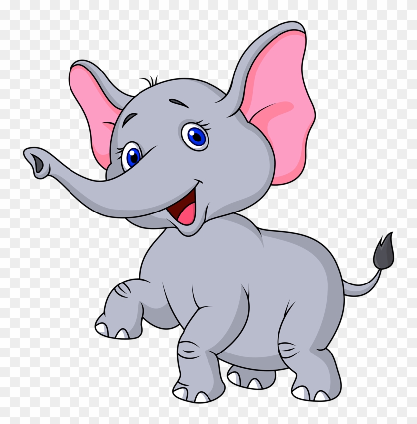 Cartoon Elephant Vector [преобразованный] - Cartoon Image Of Elephant -  Free Transparent PNG Clipart Images Download