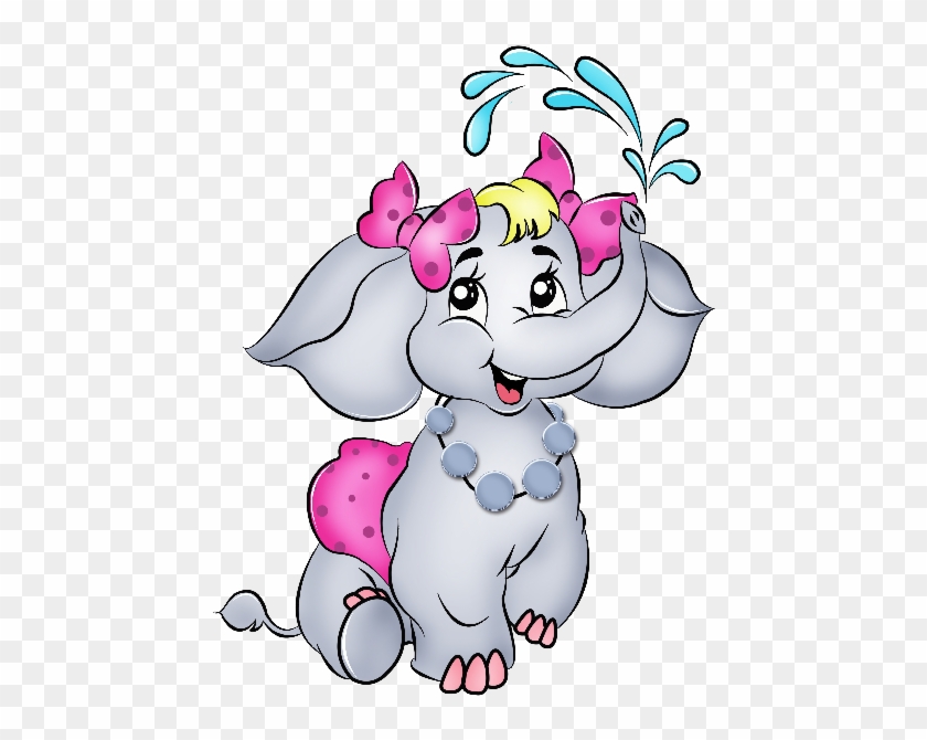 Elephant Cartoon Clip Art - Funny Cartoon Elephant #327415