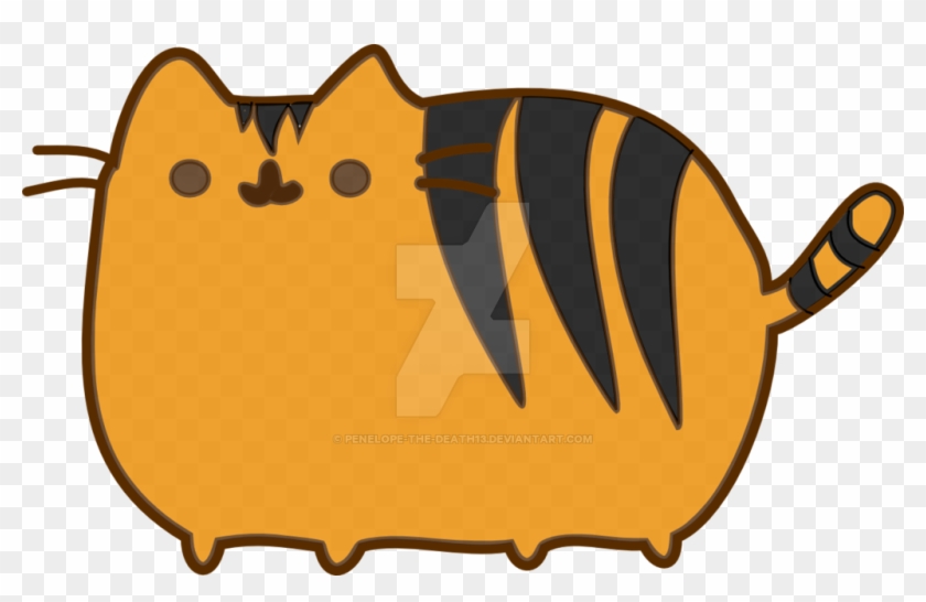 Tiger Pusheen By Penelope The Death13 - Pusheen As A Tiger #327427