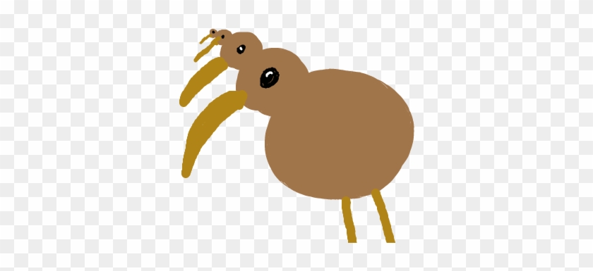 Kiwi Bird Drawing - Cartoon #327465