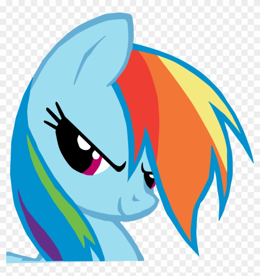 Ask Rainbowdash - Mlp Rainbow Dash Face #327469