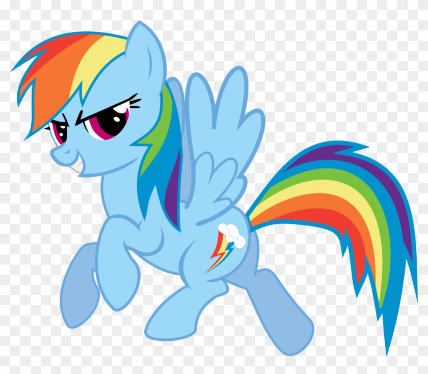 Rainbow Dash Vector Standing Png File - Mlp Rainbow Dash Poses #327497