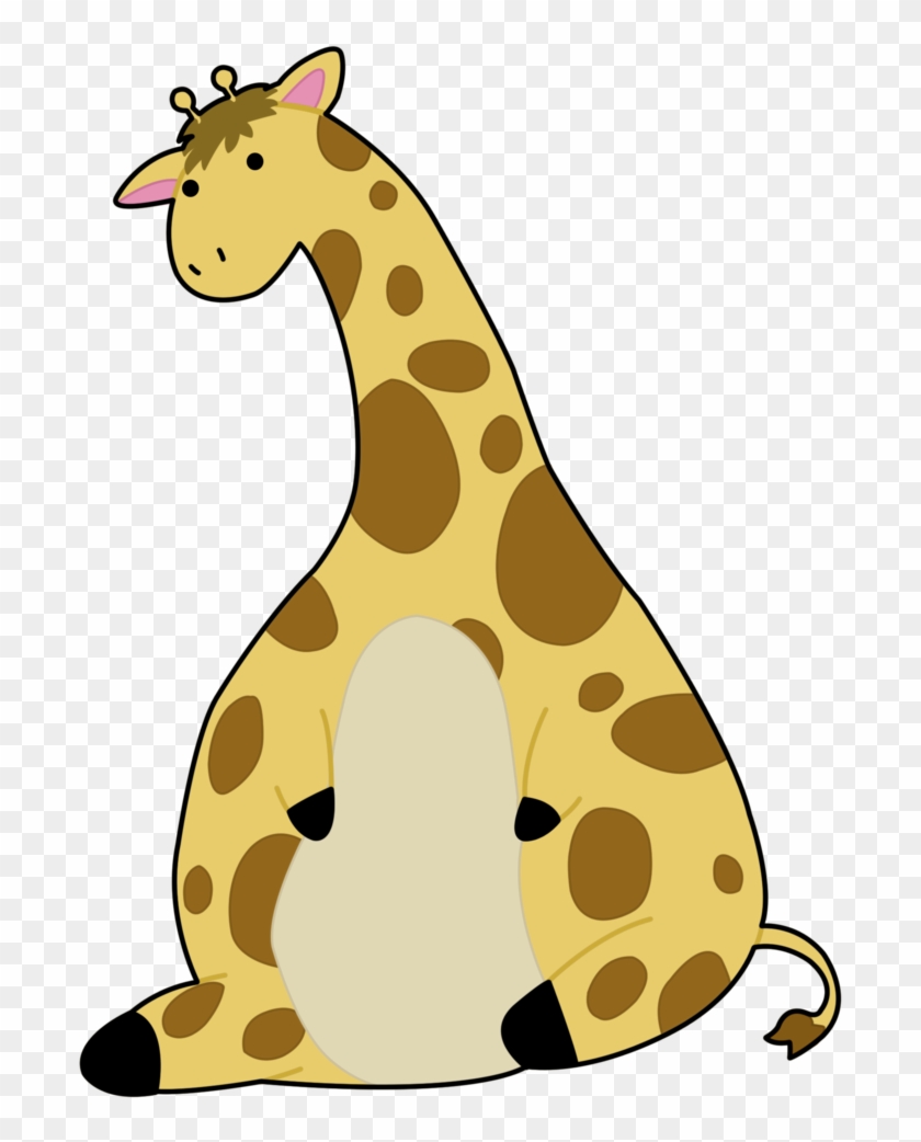 Fat Giraffe Cartoon #327515