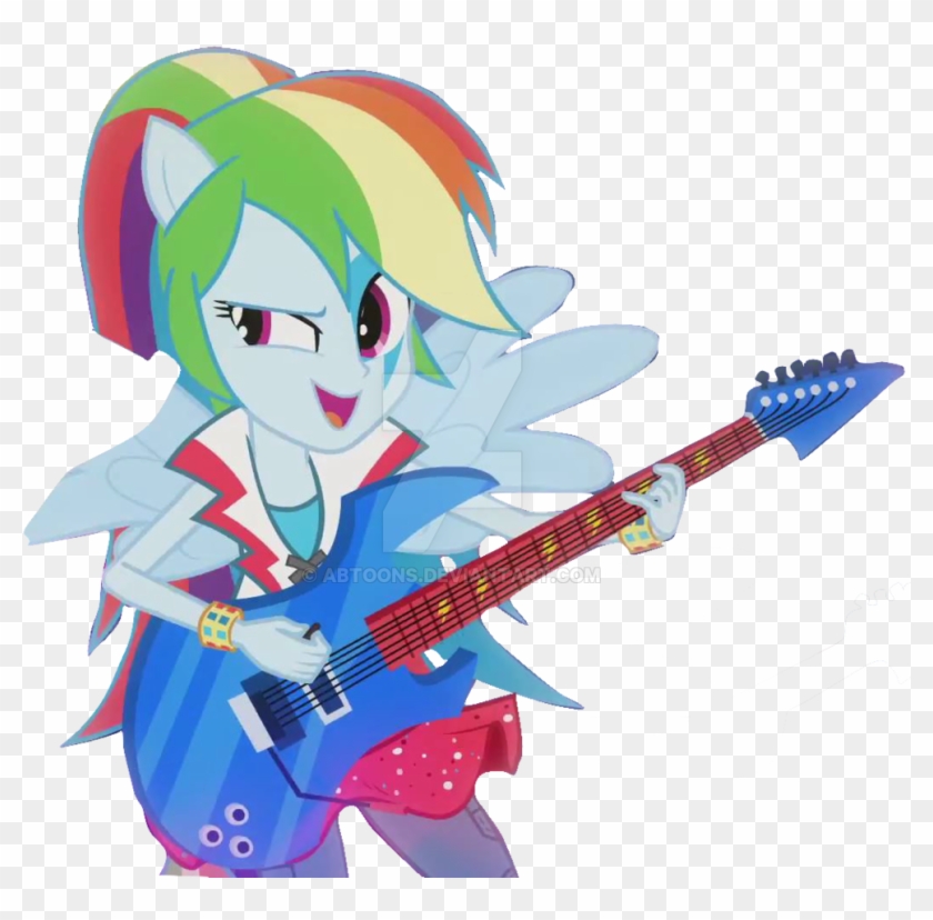 Eqg Rainbow Rocks Rainbow Dash Vector 3 By Abtoons - Rainbow Rocks Rainbow Dash #327525