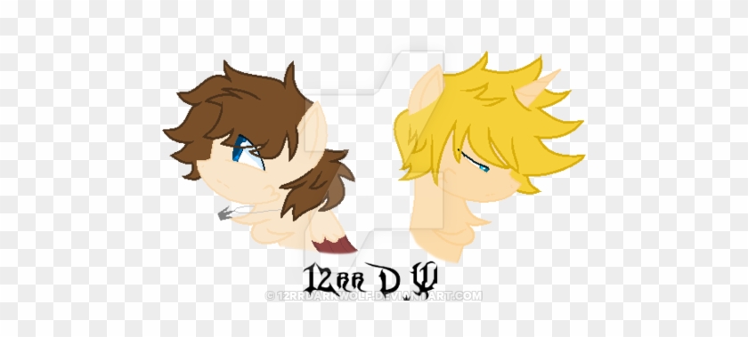 Sora And Roxas By 12rrdarkwolf - Cartoon #327529