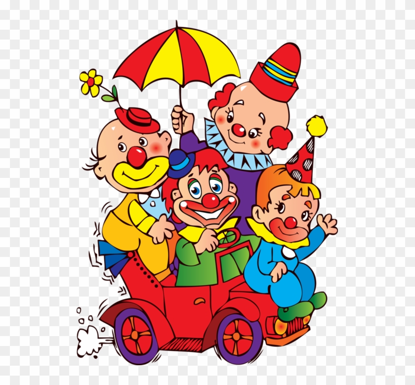 Clown In A Car - Clown Kids In Car Design Greeting Card #327538