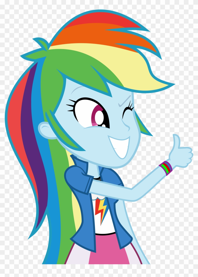 Eqg Rainbow Dash Rainbow Rocks By Seahawk270 On Deviantart - Mlp Eg Rainbow Dash Happy #327570