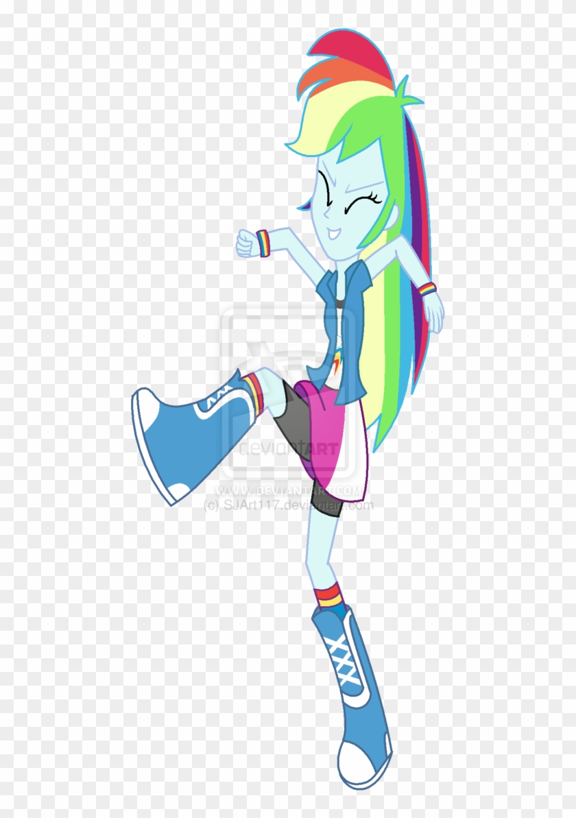 Rainbow Dash Equestria Girls Png Free Download - Cartoon #327580