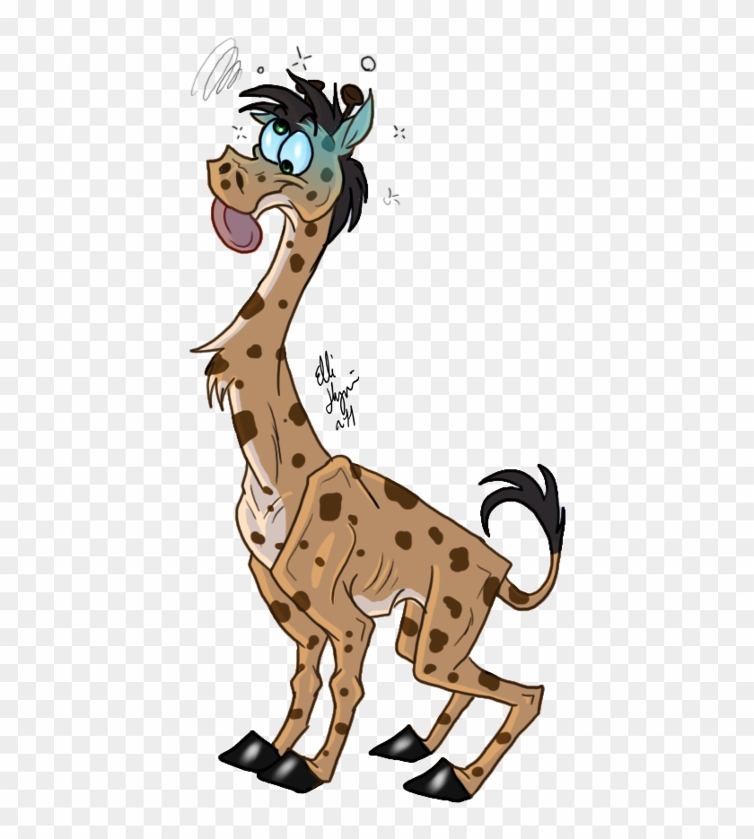 Drunken Cartoon Giraffe By Greeneco94 - Drunken Cartoon Giraffe By Greeneco94 #327587