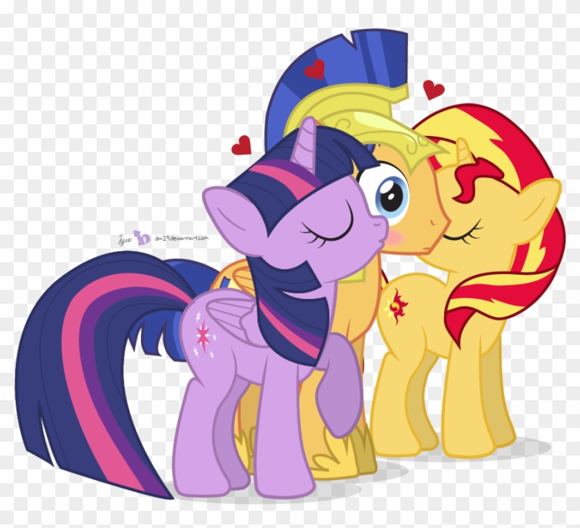 Iom Twilight Sparkle Sunset Shimmer Rainbow Dash Rarity - My Little Pony Twilight Sparkle Love #327604