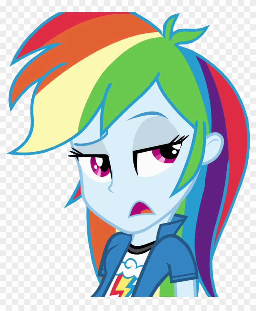 Rainbow Dash Equestria Girls Vector By Belen02 On Deviantart - Rainbow Dash Equestria Girl Hair #327618