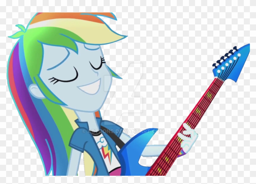 Eqg Rainbow Rocks Rainbow Dash Vector 4 By Abtoons - Pony Rainbow Rocks Rainbow Dash #327632