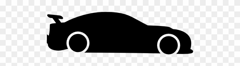 Transport, Racing Car, Car Silhouette, Side Skirts, - Race Car Icon #327639
