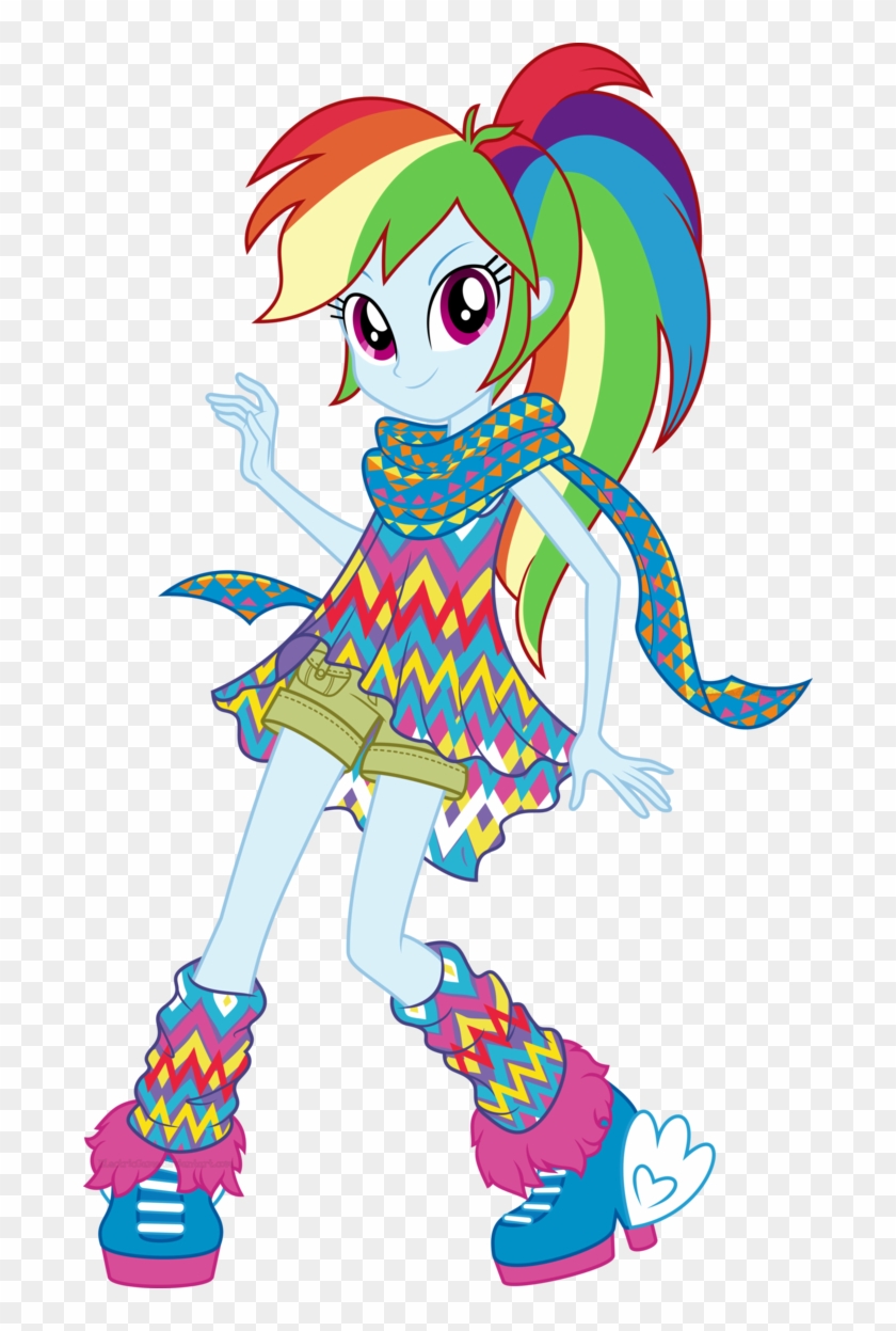 Mlp - Eg - Loe - Geometric Style - Vector By Electricgame - Legend Of The Everfree Rainbow Dash #327657
