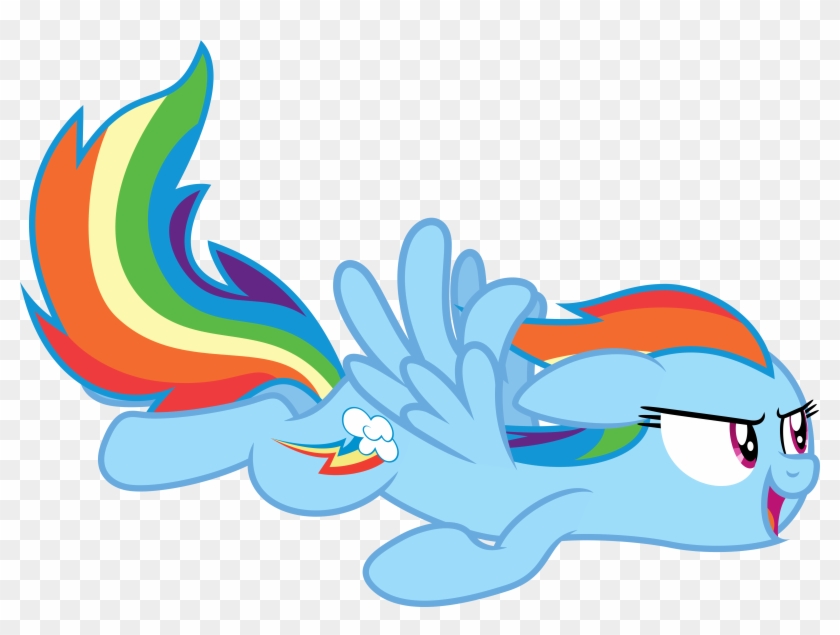 Bobsicle0 94 0 Vector - Mlp Rainbow Dash Flying Vector #327664