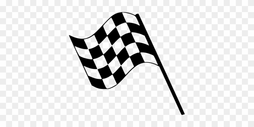 Checkered Flag Finish Line Grand Prix Fini - Checkered Flag Clip Art #327660