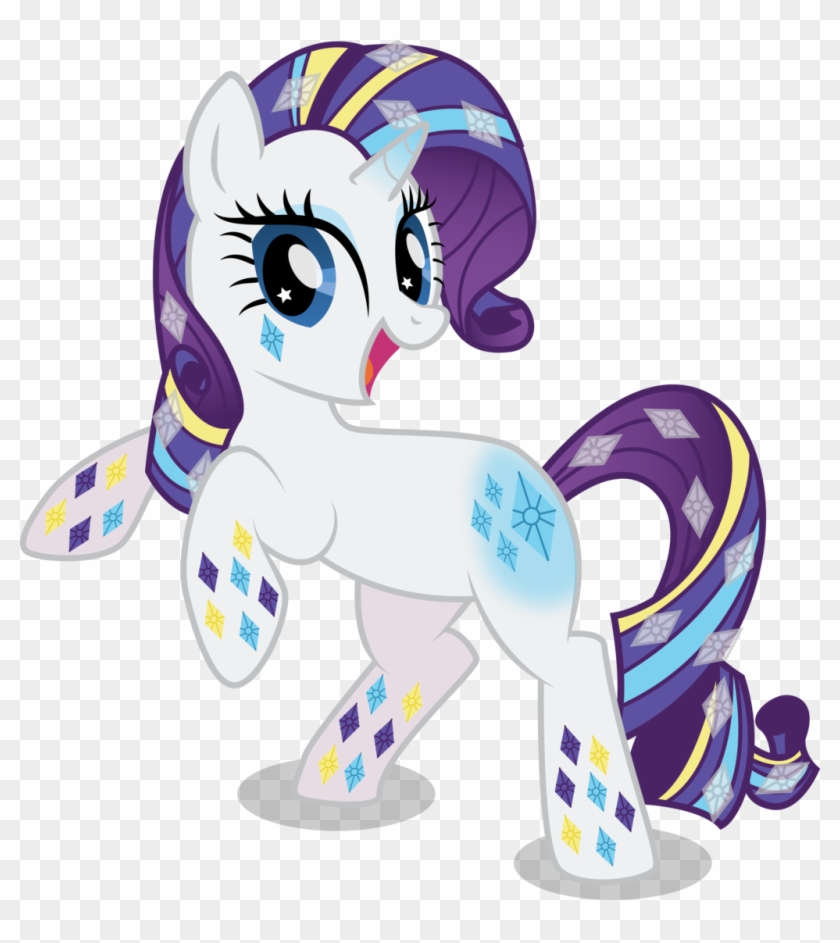Rainbow Power Rarity By Benybing - My Little Pony Rarity #327699
