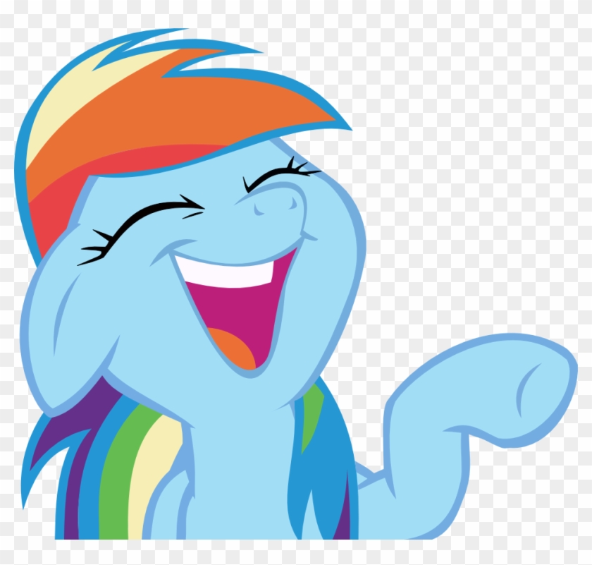 Rainbow Dash Laughing - Little Pony Friendship Is Magic #327755