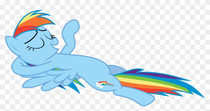 Chillin Rainbow Dash By Uxyd - My Little Pony Rainbow Dash Sitting #327802