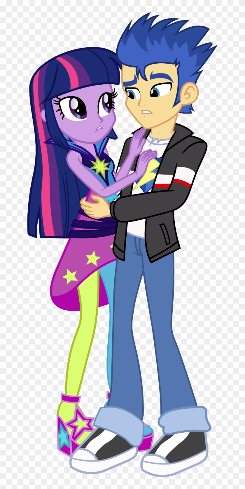 [eqg] Flash Sentry And Twilight Sparkle - Фото С Искорка И Флеш #327808