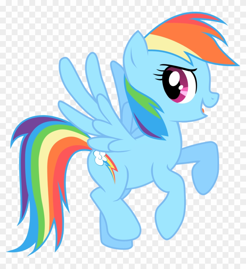 Hovering Rainbow Dash By Mandydax-depko - Little Pony Ranbow Dash #327811