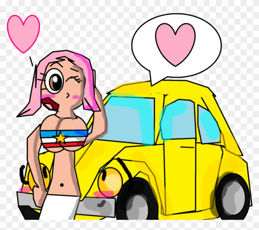 Fnia Mimi With Vw Beetle By G1bfan - Cartoon #327816