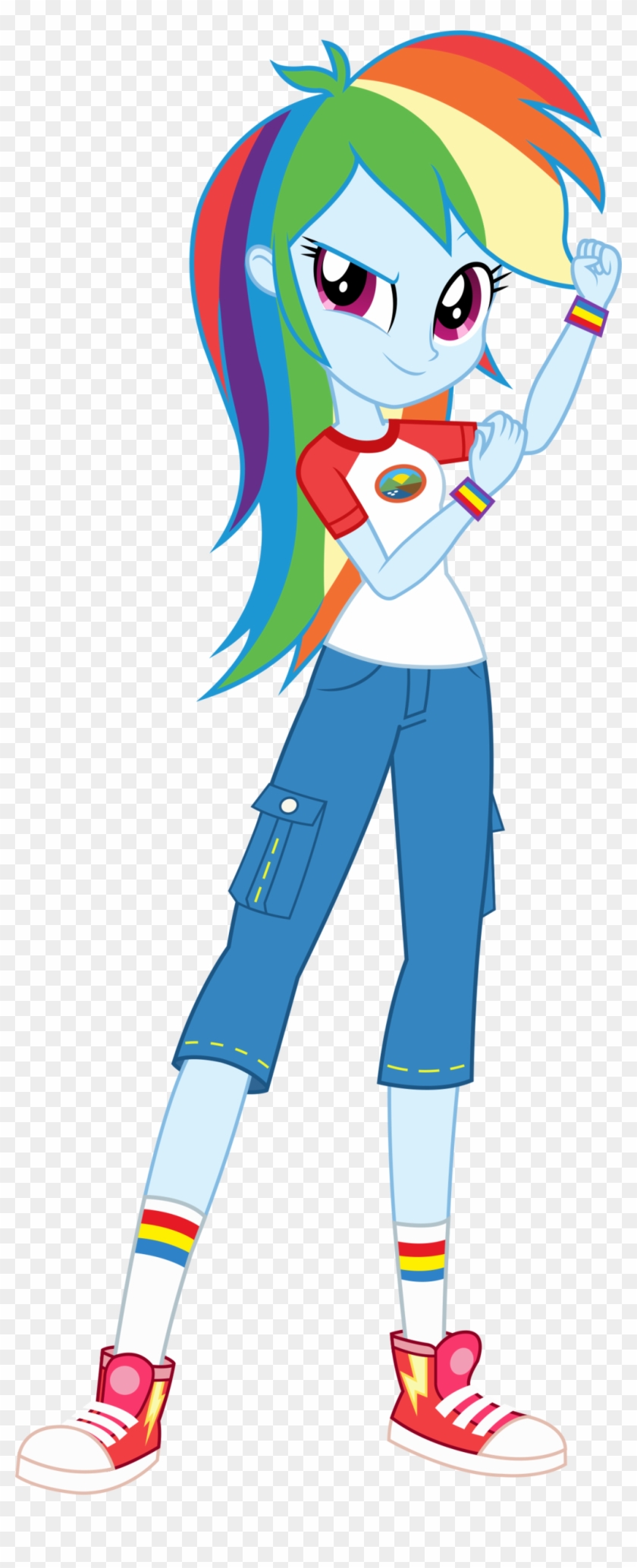 My Little Pony Rainbow Dash Equestria Girls Dress - Equestria Girl Indigo Zap #327819