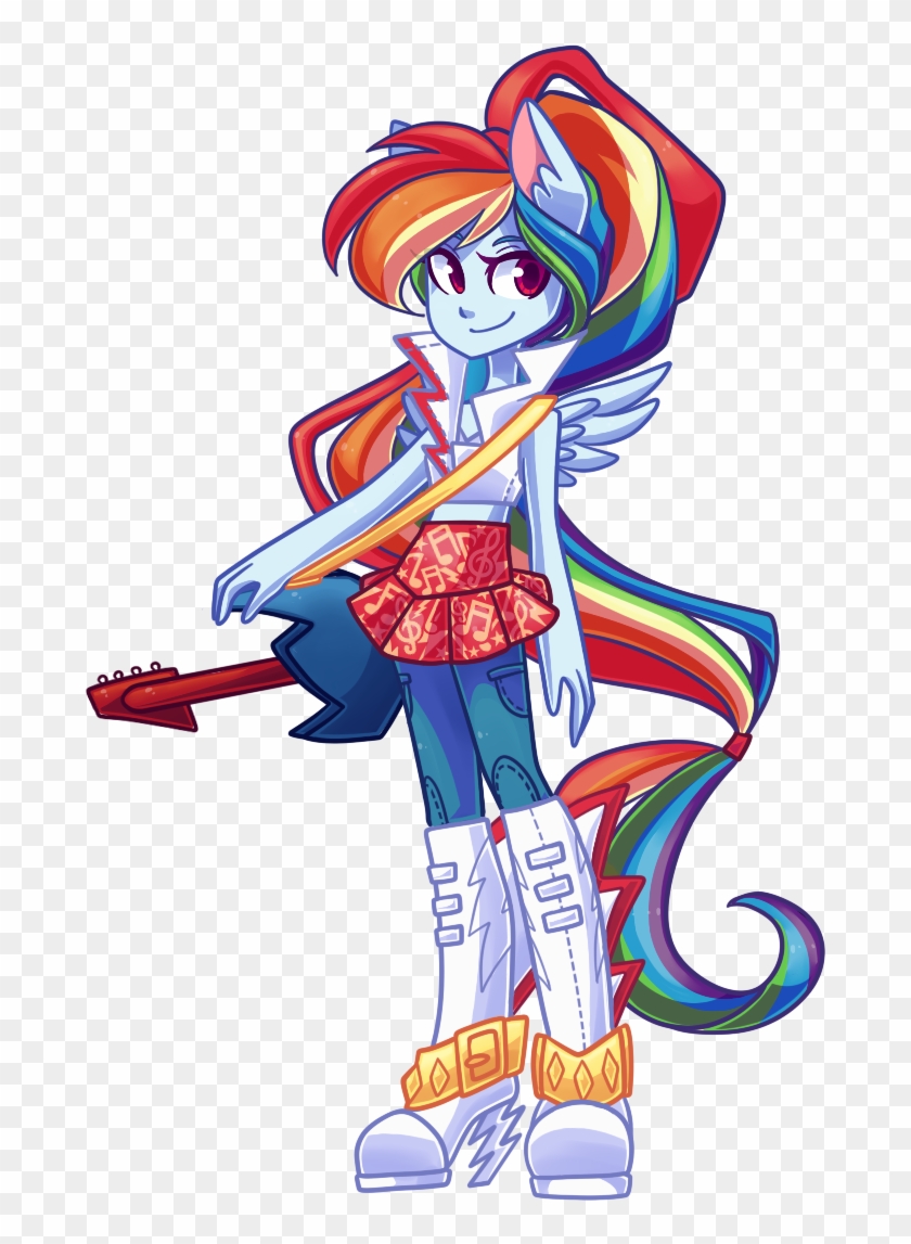 Rainbow Rocks By Looji Rainbow Rocks By Looji - Mlpeg Rainbow Rocks Rainbow Dash #327848