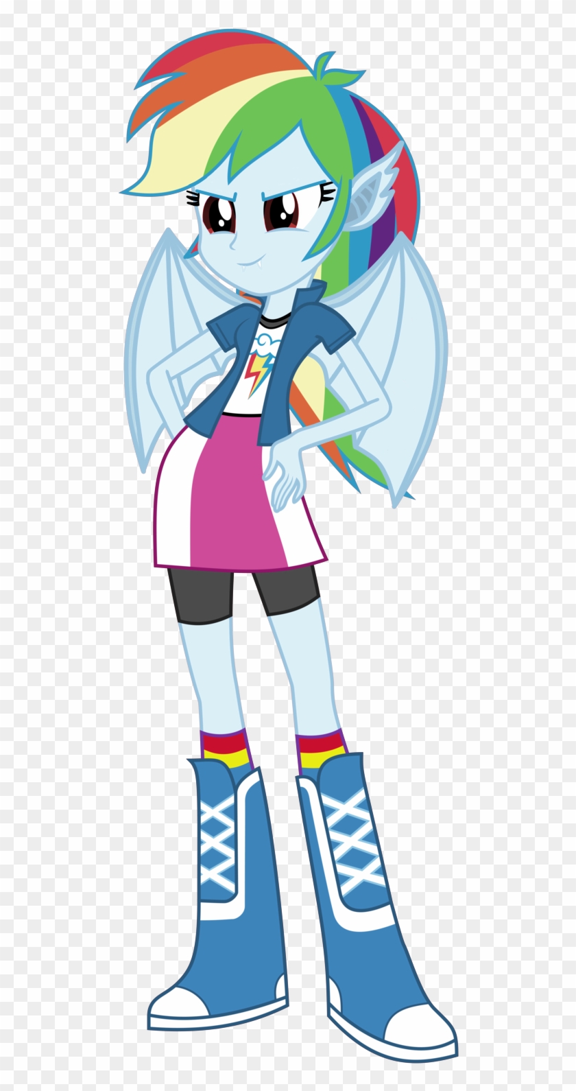 Rainbowdashswagger, Bat, Bat Pony, Equestria Girls, - Cartoon #327852