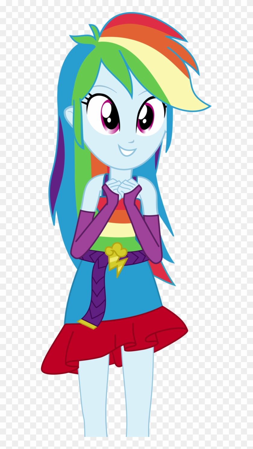 Rainbow Dash Excited Equestria Girl By Darksoul46 On - Rainbow Dash Equestria Girl #327857