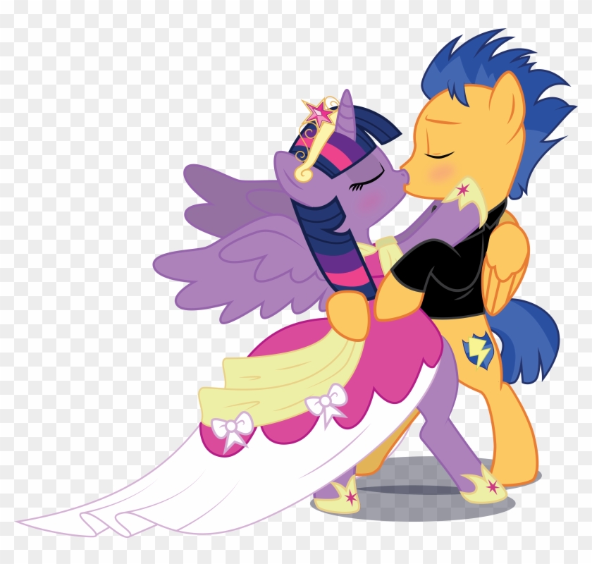 My Little Pony Princess Twilight Sparkle And Flash - Twilight Sparkle Getting Married #327880
