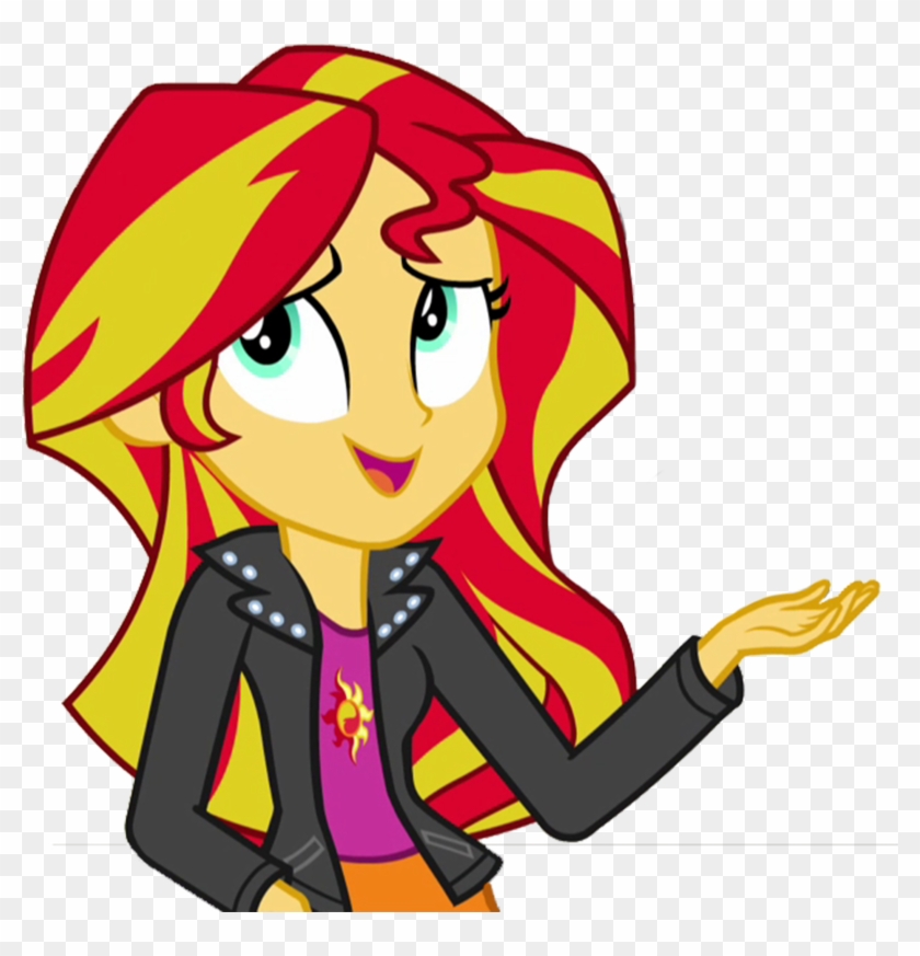 Sunset Shimmer Twilight Sparkle Spike Pinkie Pie Rainbow - Mlp Eg Sunset Shimmer Rainbow Rocks #327889