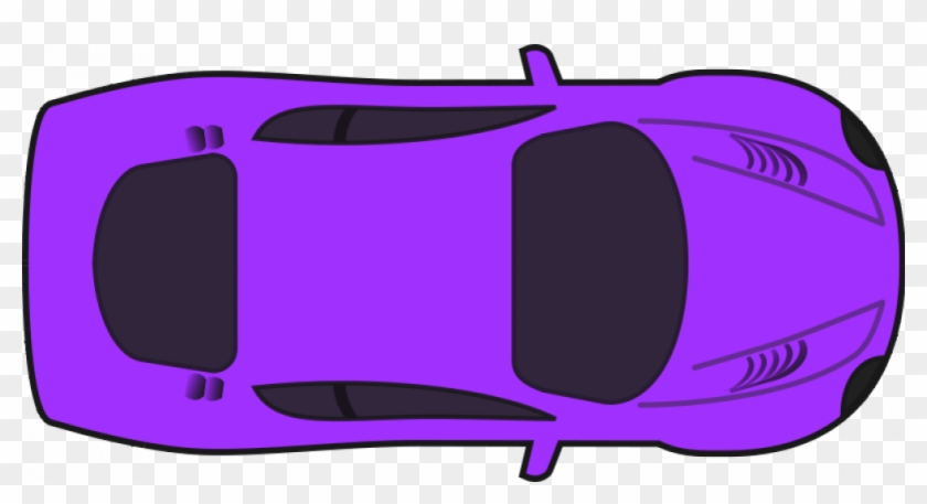 Simplepurplecartopview - Car Clipart Top View #327970