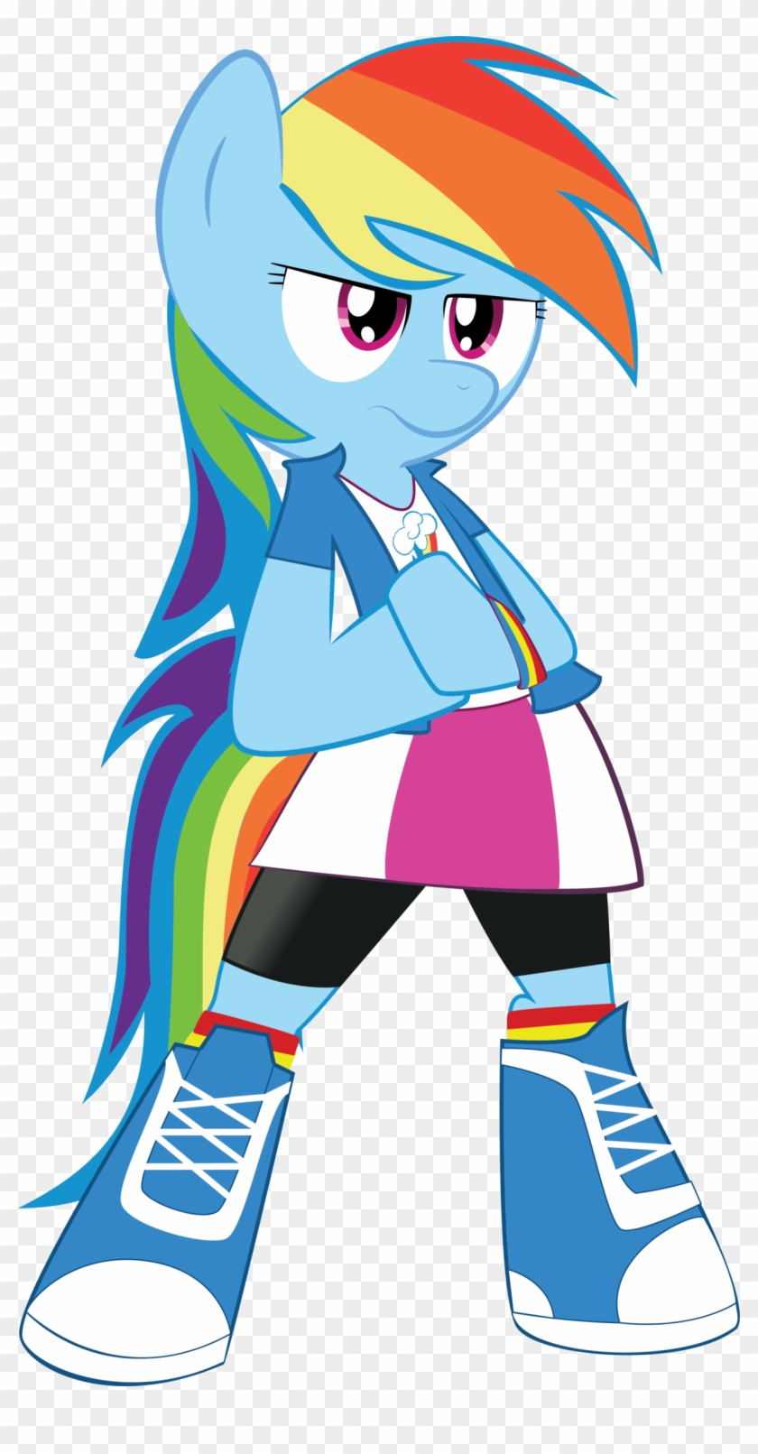 Rainbow Dash Hoodie My Little Pony - Rainbow Dash Hoodie My Little Pony #328025