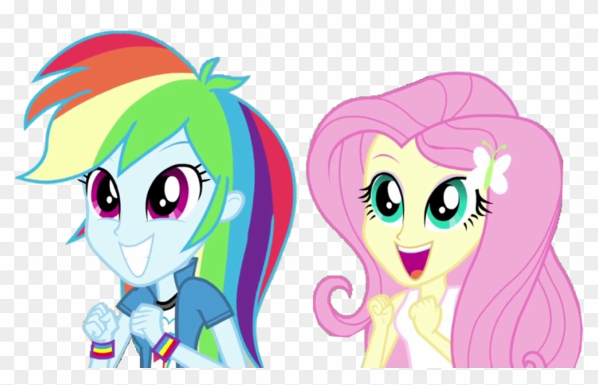 Fluttershy And Rainbow Dash Equestria Girls #328006