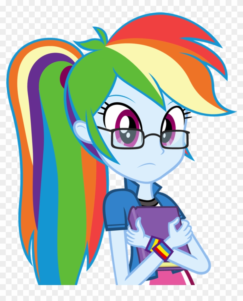 Nerd Dash By Zacatron94 - Rainbow Dash Human Equestria Girls #328044