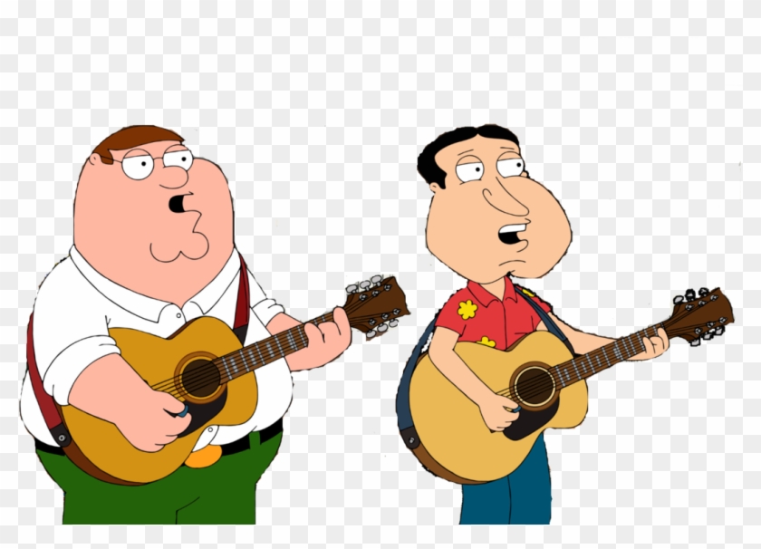 Peter And Quagmire On Guitars By Thunderfists1988 - Family Guy #328063