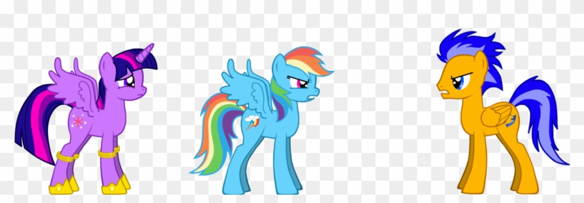 Rainbow Dash Vs Flash Sentry - Cartoon #328075