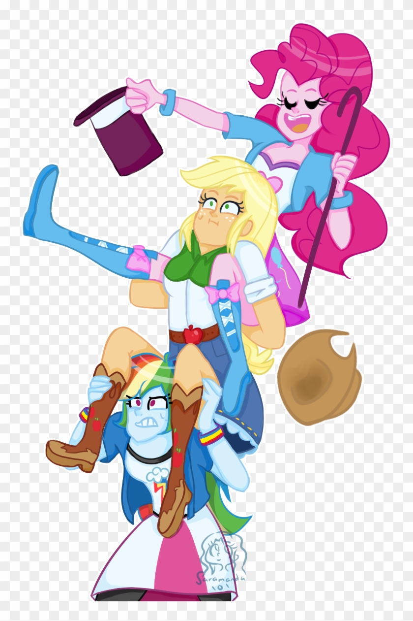 Equestria Girls, High Heel Boots, Jewelry, Pinkie Pie, - Draw The Squad Equestria Girls #328082