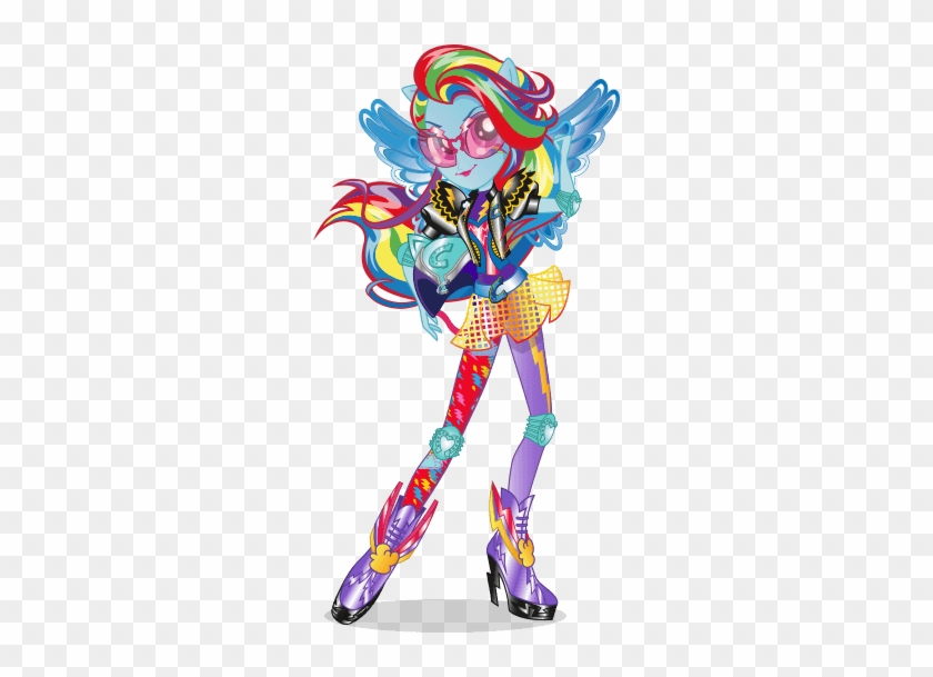 Mlp Equestria Girls Friendship Games Rainbow Dash Motorcross - Rainbow Dash Modocross Style #328094