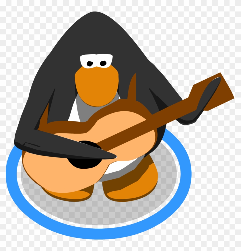 Acoustic Guitar Special Dance - Club Penguin 10th Anniversary Hat #328171